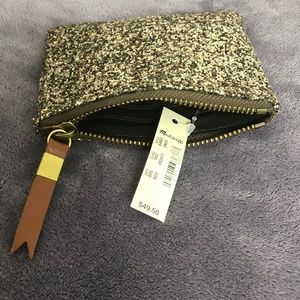 Madewell Leather Pouch Sahara Gold  Wallet